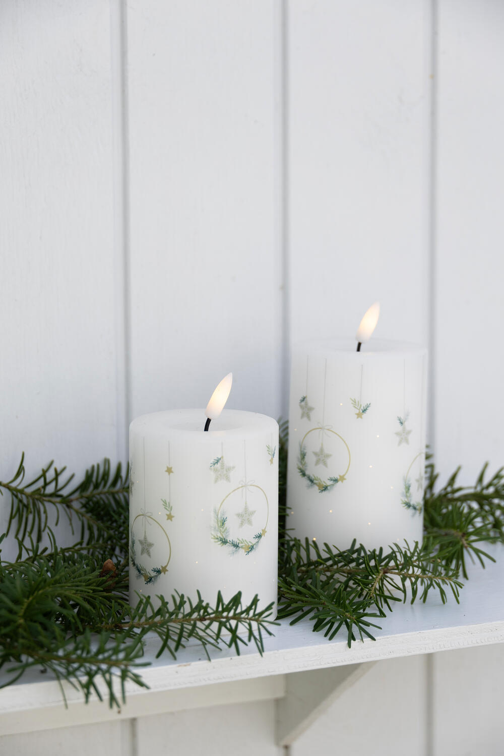 Fiber Optic LED lys - 2 stk